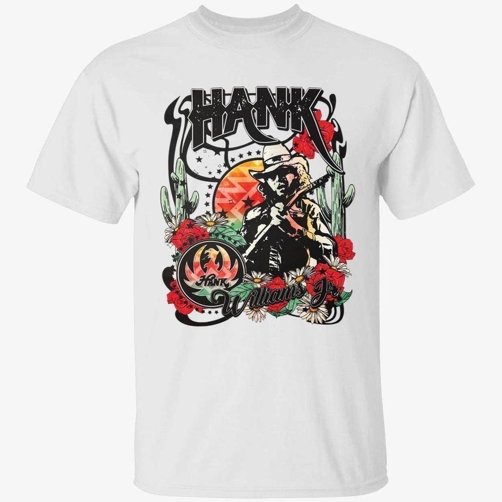Hank Williams Jr Country Music Outlaw Legend Fan T Shirt